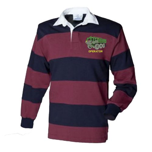 Stolly Operator  Embroidered Rugby Shirt